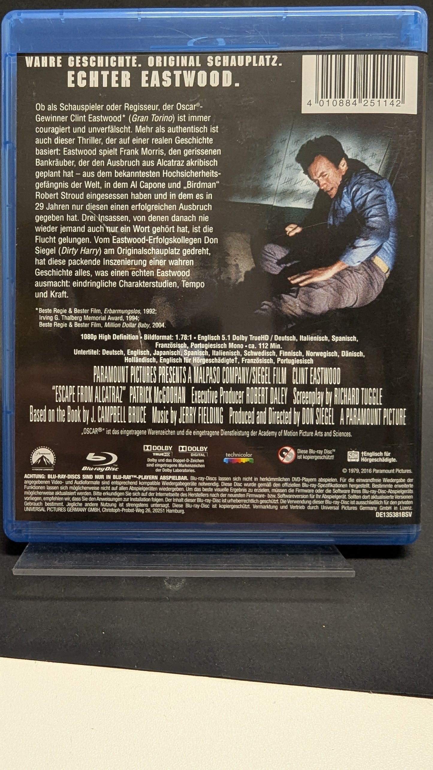 Flucht von Alcatraz - blu-ray Clint Eastwood