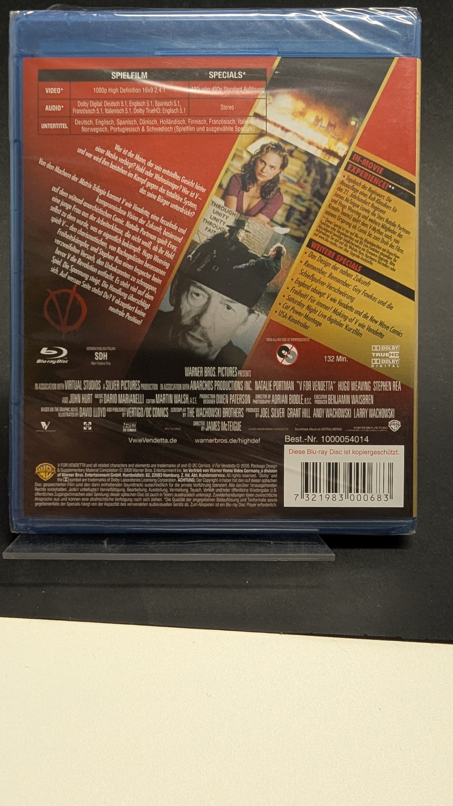V wie Vendetta - blu-ray NEU OVP!