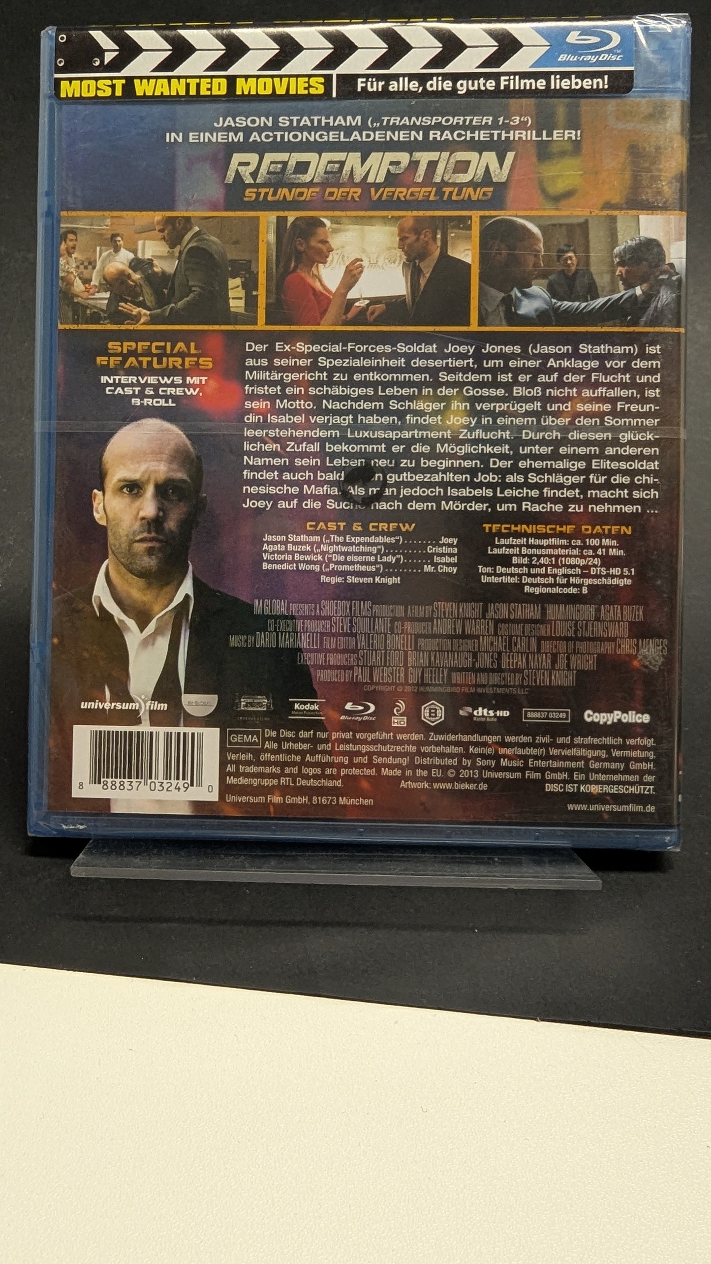 Redemption - blu-ray NEU OVP! Jason Statham