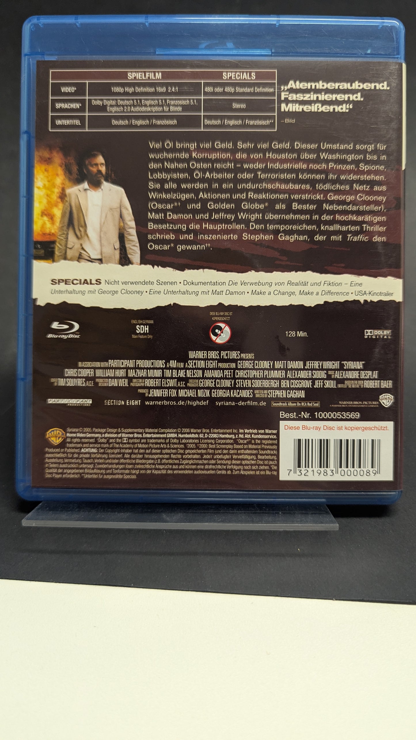 Syriana - blu-ray George Clooney