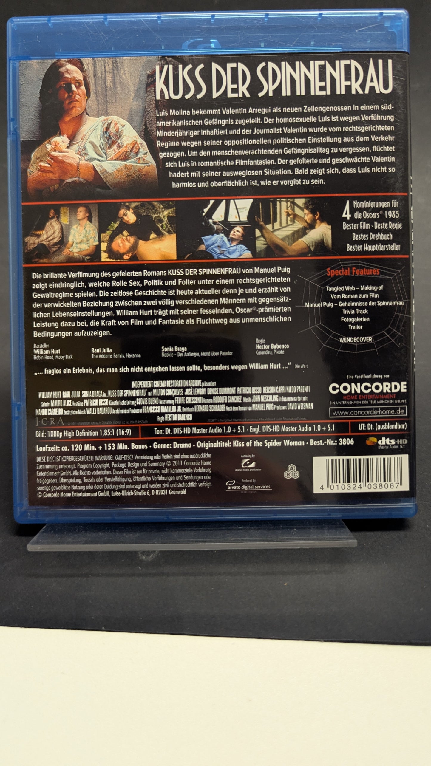 Kuss der Spinnenfrau - blu-ray William Hurt